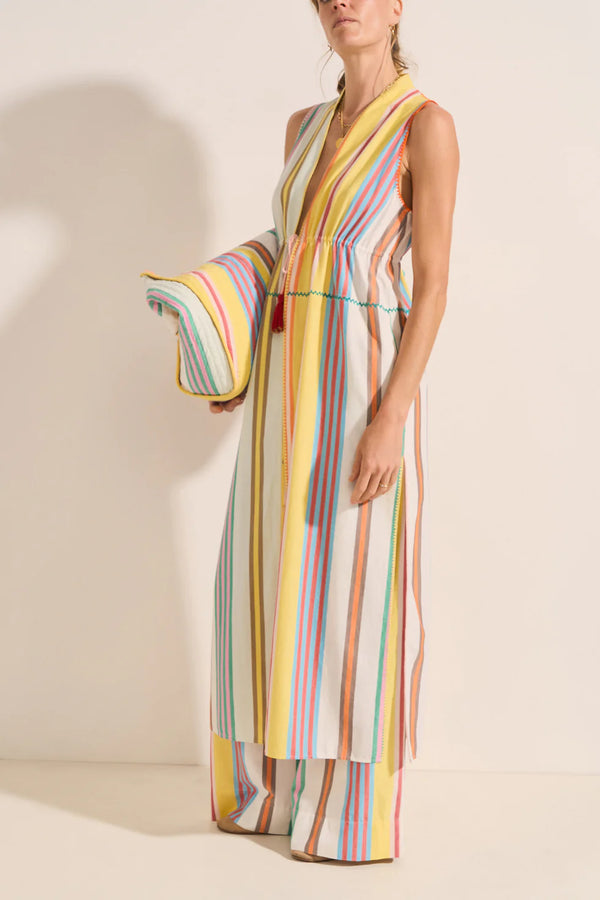 ILIO NEMA Babylon Heraklion Stripe Dress | Halcyon Atelier