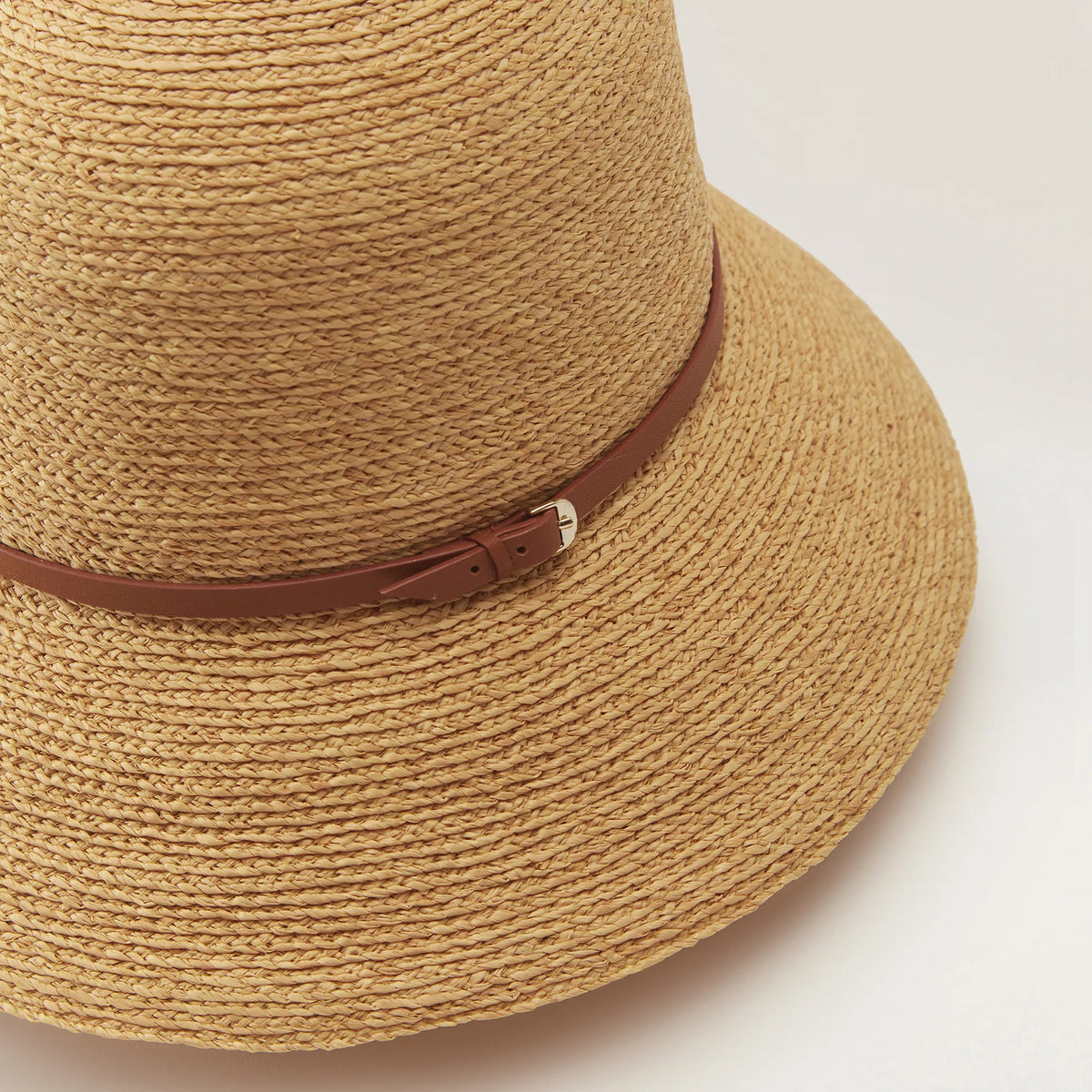 Besa 9 Raffia Braid Cloche Natural/Tan