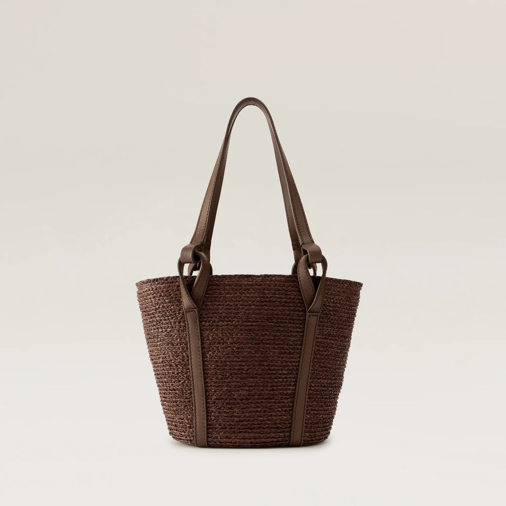 Bisou Print Basket Garnet