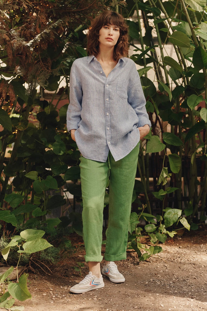 Larch Shirt Blue White Stripes