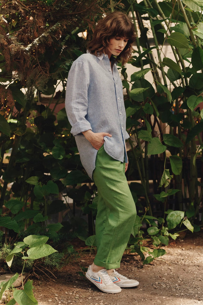 Larch Shirt Blue White Stripes