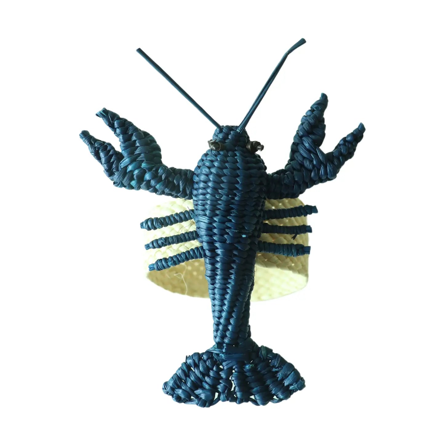 Navy Lobster Napkin Ring - per ring
