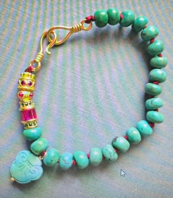 Aqua Vintage Bracelet