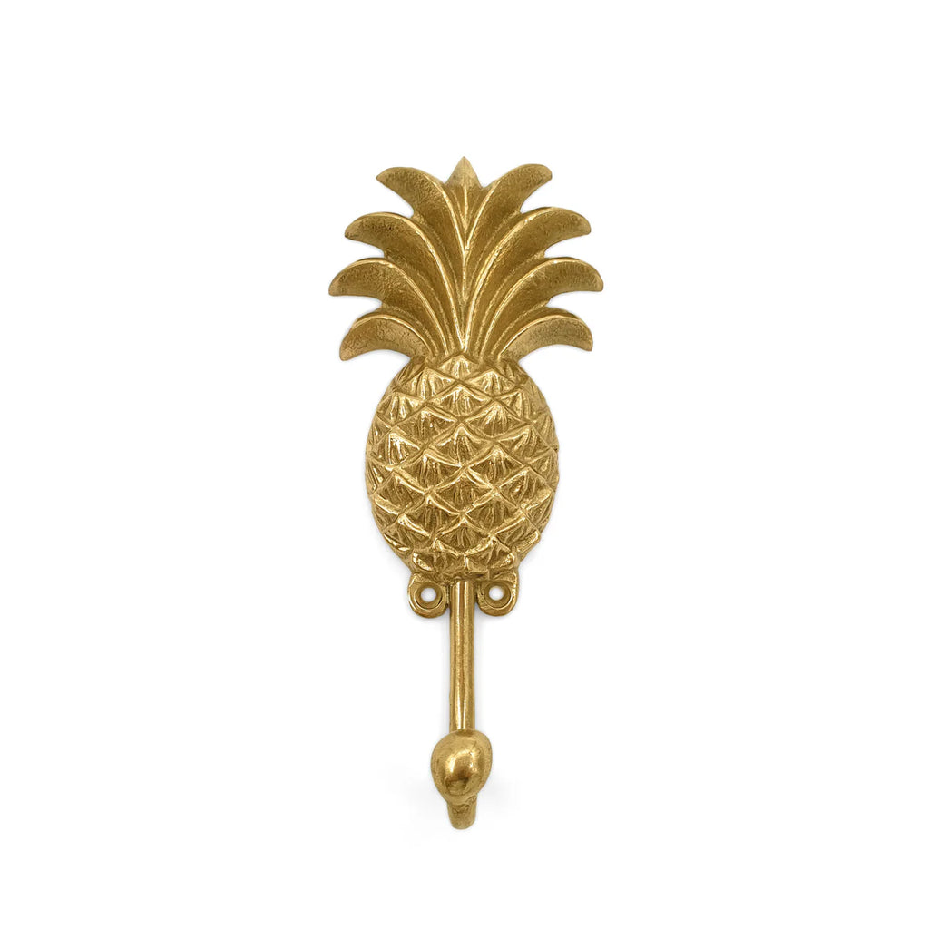 Brass Pineapple Hook - Gold