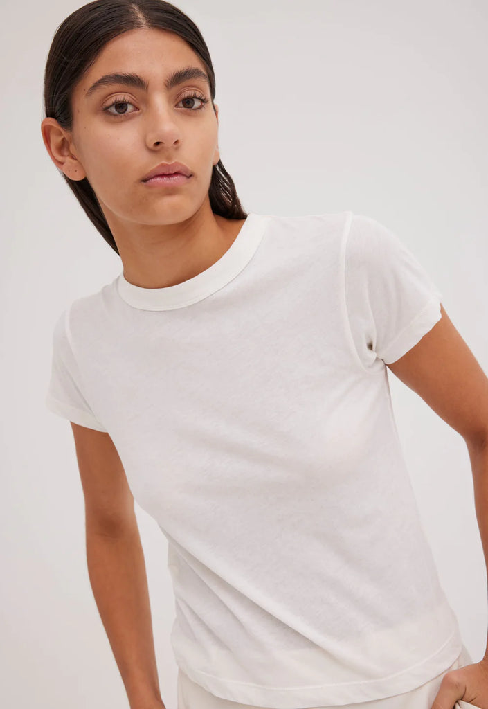 Jac + Jack Baby Tee - Natural Off White | Halcyon Atelier