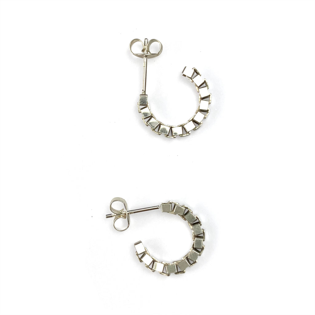 MARTINE VIERGEVER Kratos Earrings Sterling Silver | Halcyon Atelier