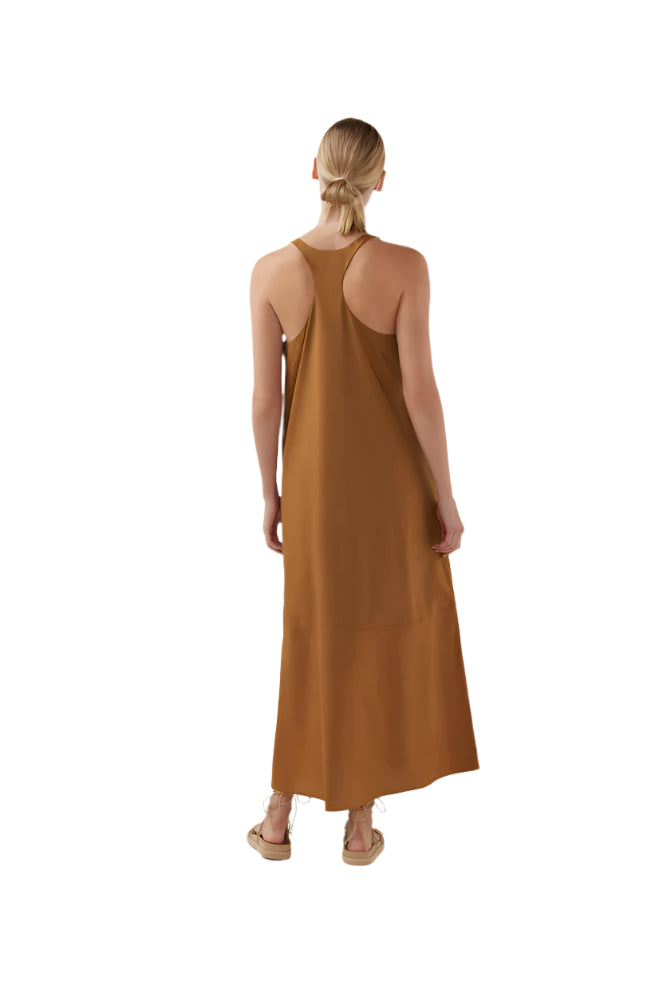 BIRD & KNOLL Collins Dress Camel | Halcyon Atelier