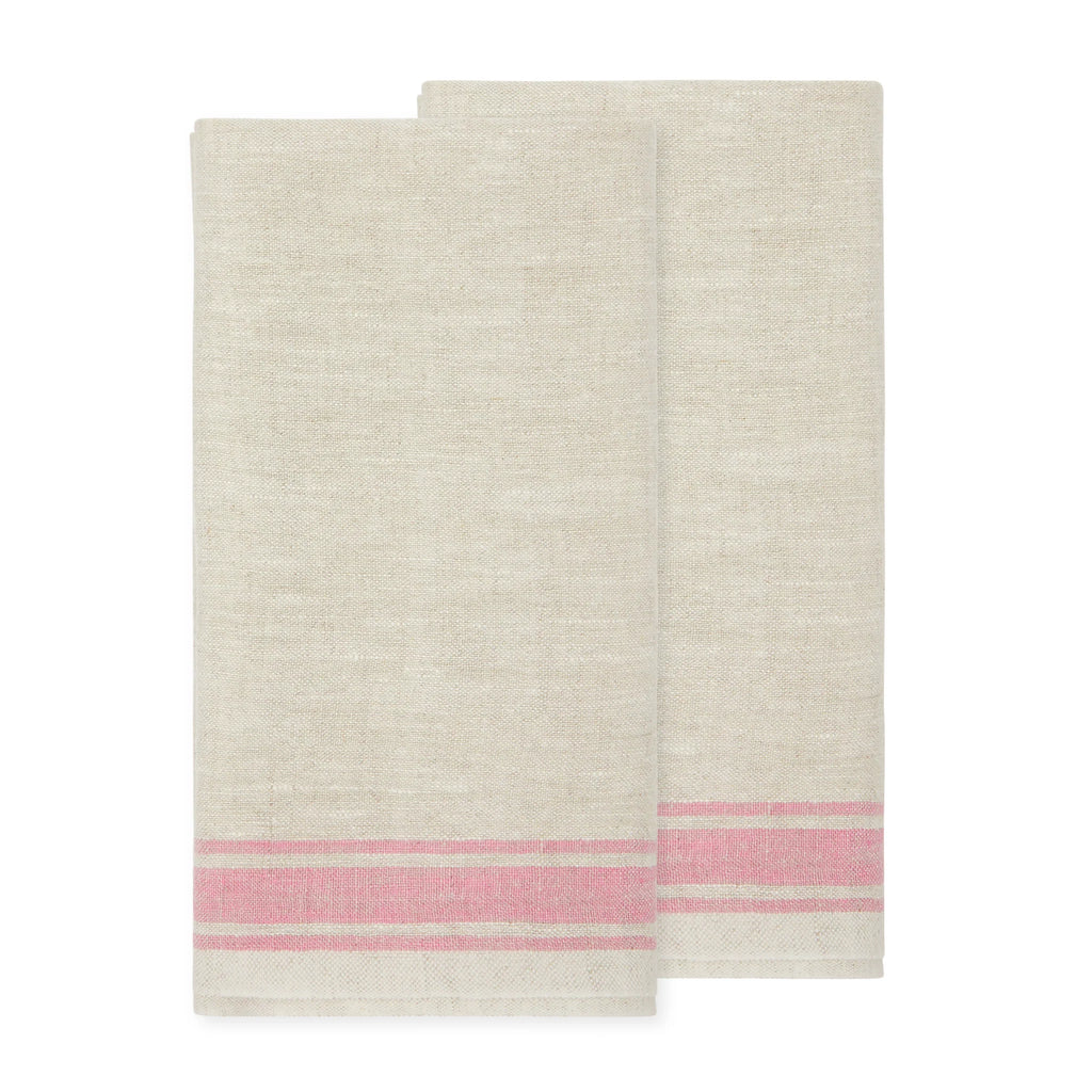 Easter Spring Pink Tea Towels - Set of 2