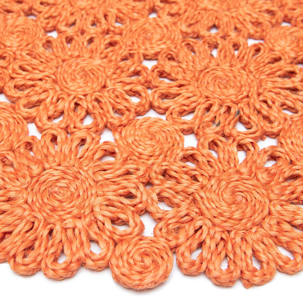 Daisy Jute Clementine Placemats Set of 4