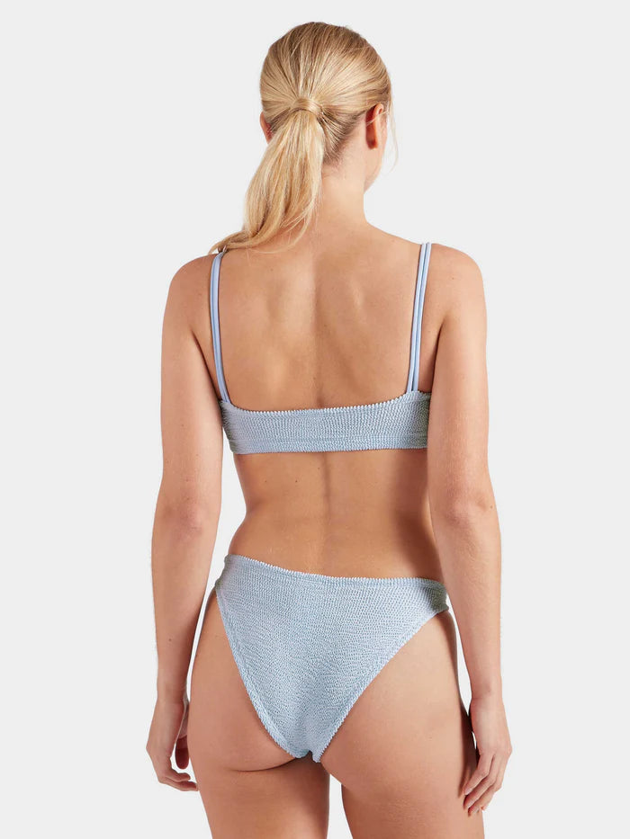 Cassie Bikini Metallic Ice Blue