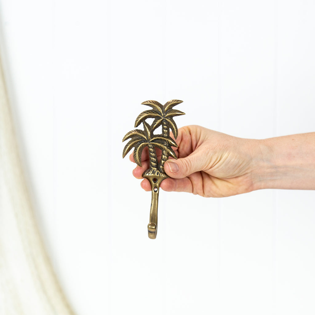 Brass Fiji Palm Hook | Halcyon Atelier