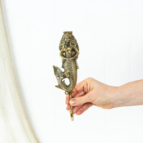 Mermaid Hook with Crown - Shiny