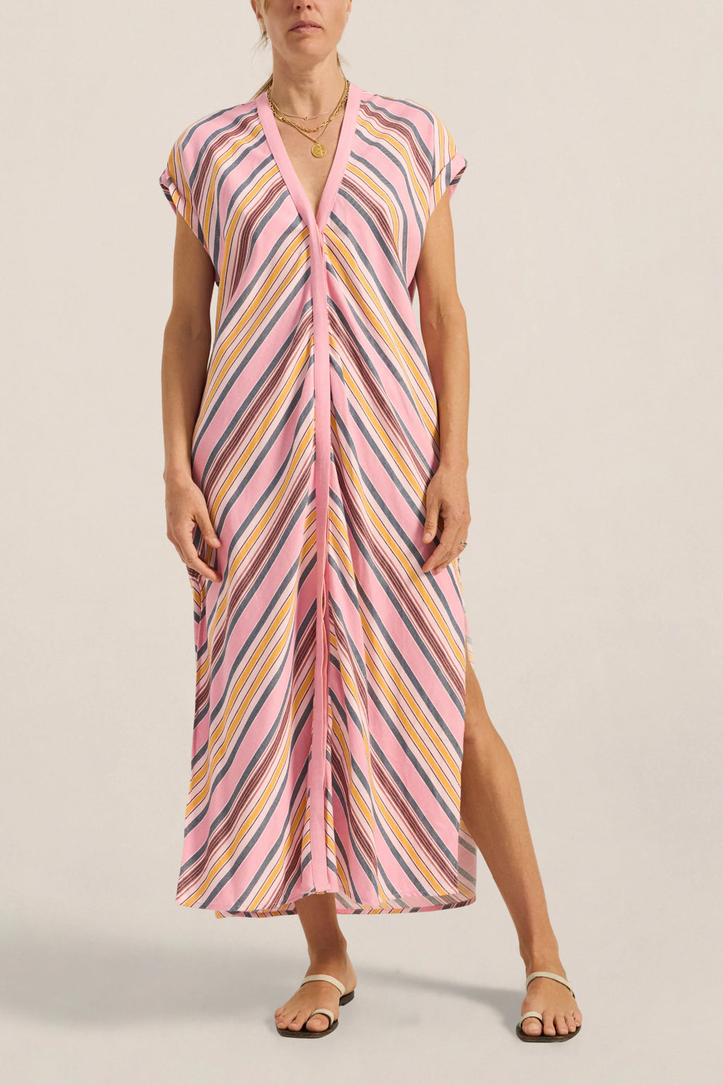 Cythera Caftan Samos Stripe
