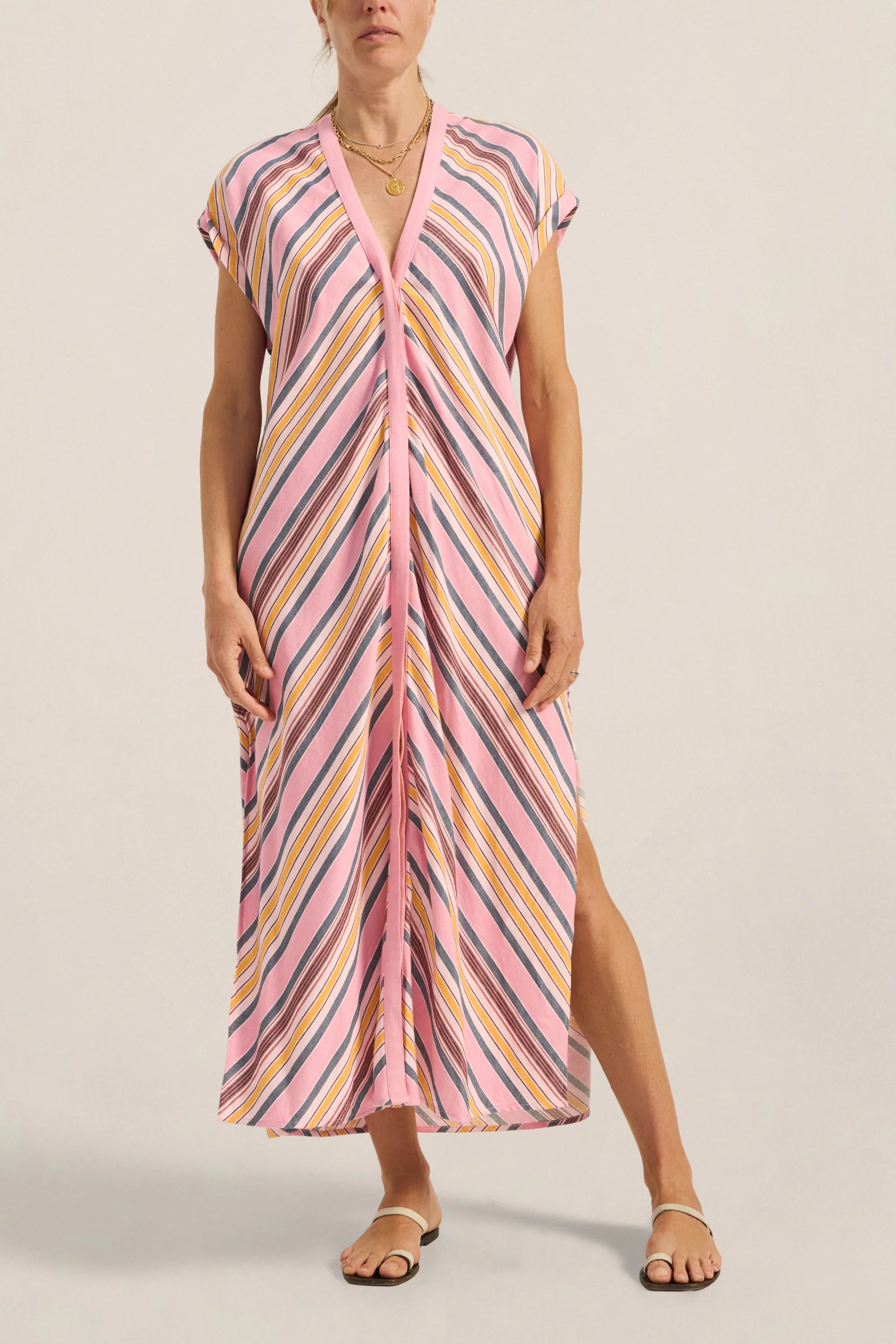 Cythera Caftan Samos Stripe