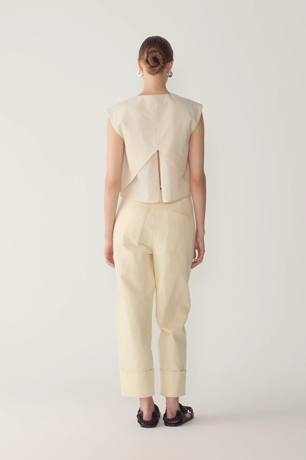 Dakota Top Oyster Summer Cotton