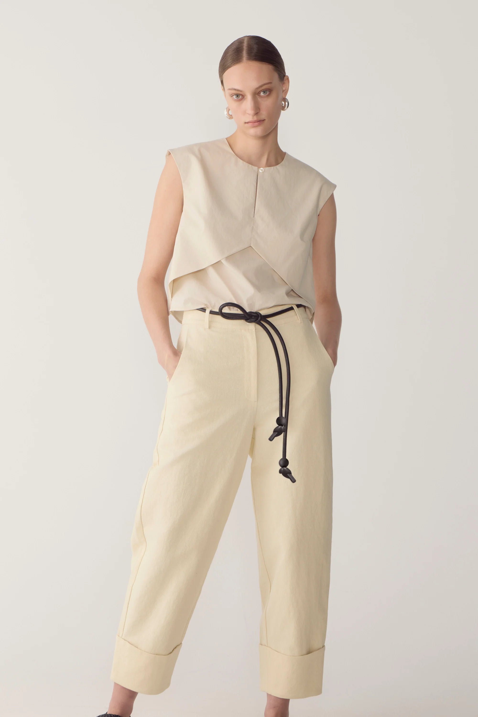 Asena Belt Black Leather