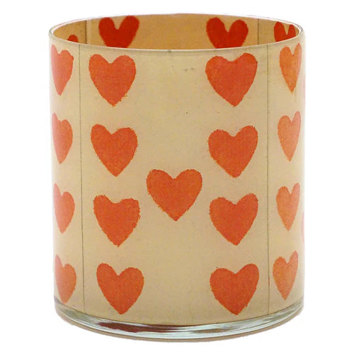 Painted Hearts Desk Cup