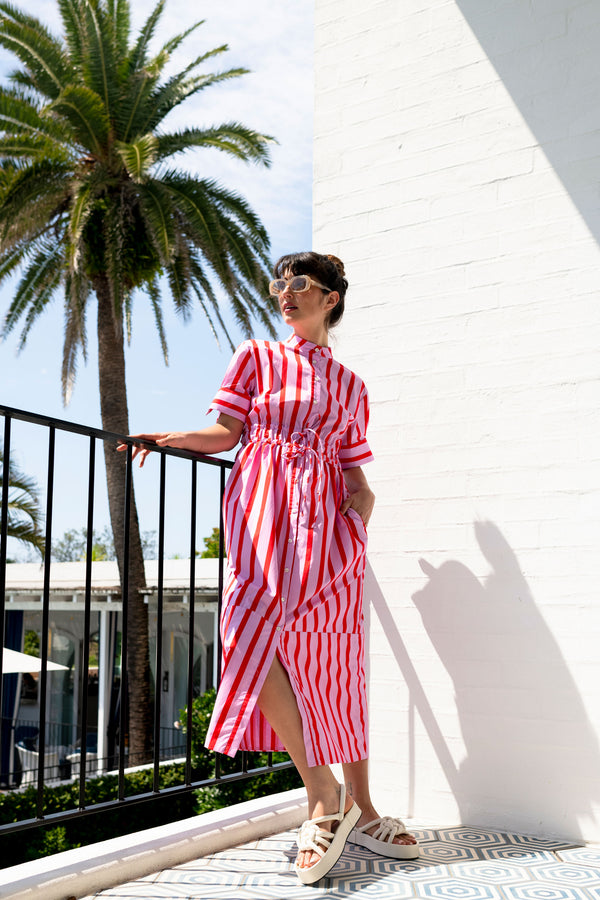 Jack Dress Candy Stripe