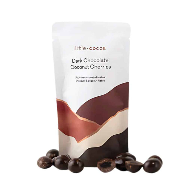 Dark Chocolate Coconut Cherries | 50g