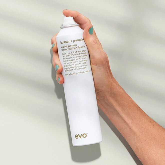 EVO Builders Paradise Working Spray Hairspray | Halcyon Atelier