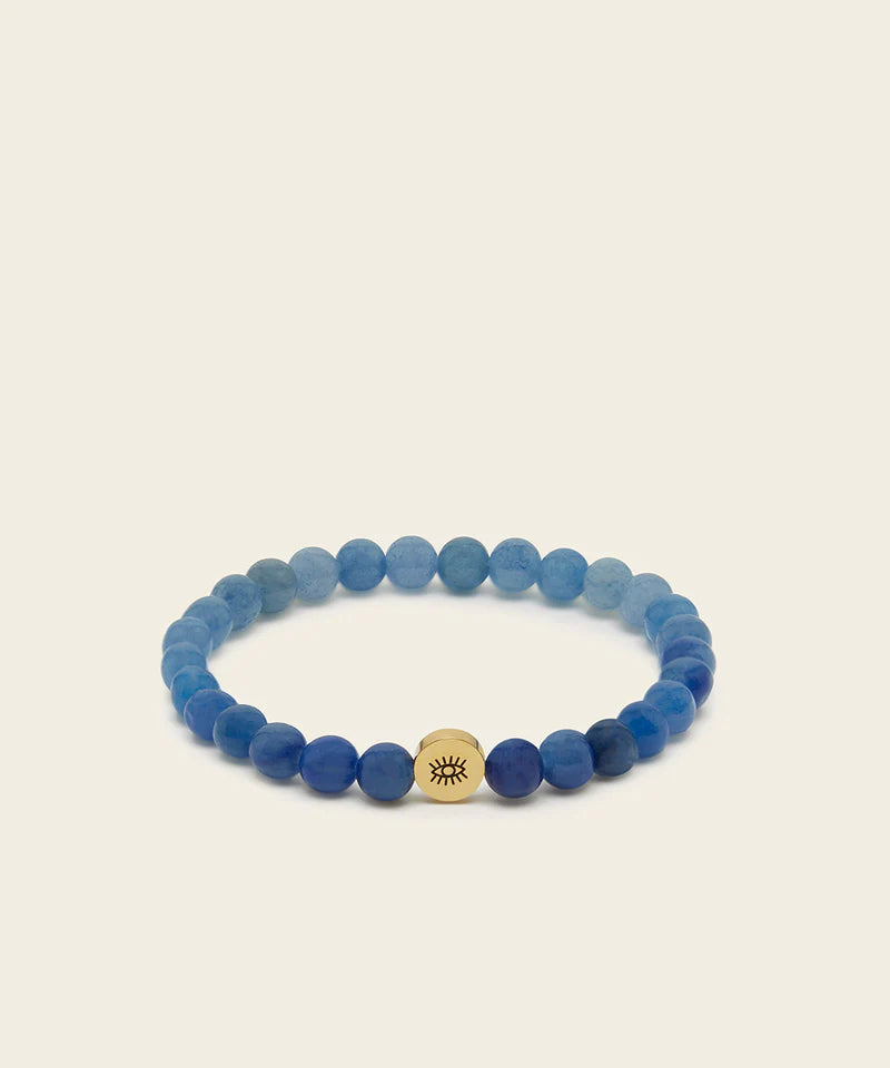 The Eye of Protection Bracelet with Blue Aventurine
