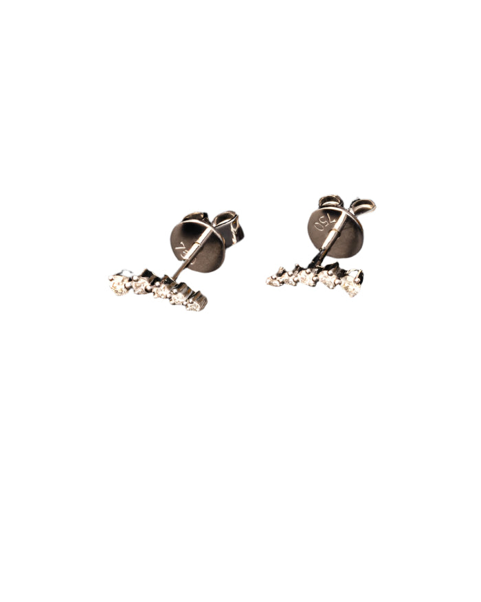 ELECTRA 1 I 18ct white gold diamond studs