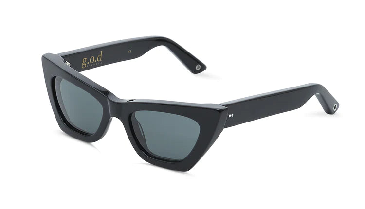 G.o.d. FIVE Black w Grey Lens | Halcyon Atelier