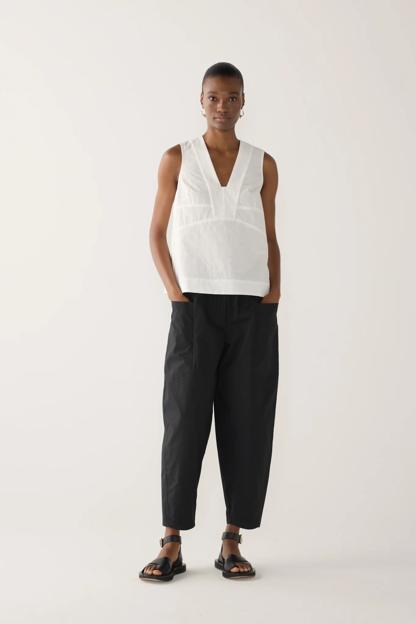 Flo Top White Seersucker