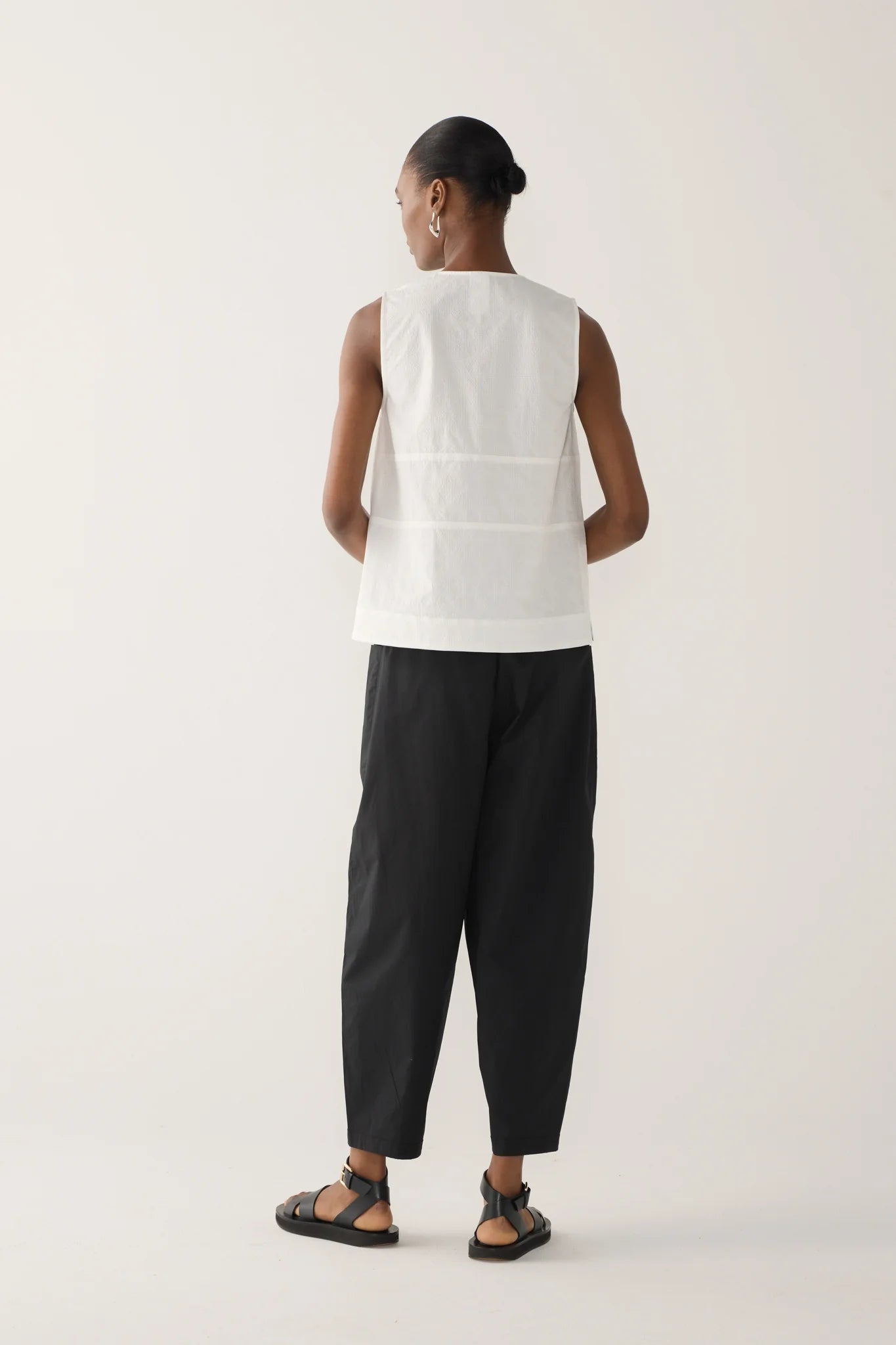 Flo Top White Seersucker