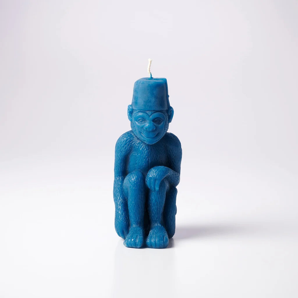 Monkey with Fez Candle