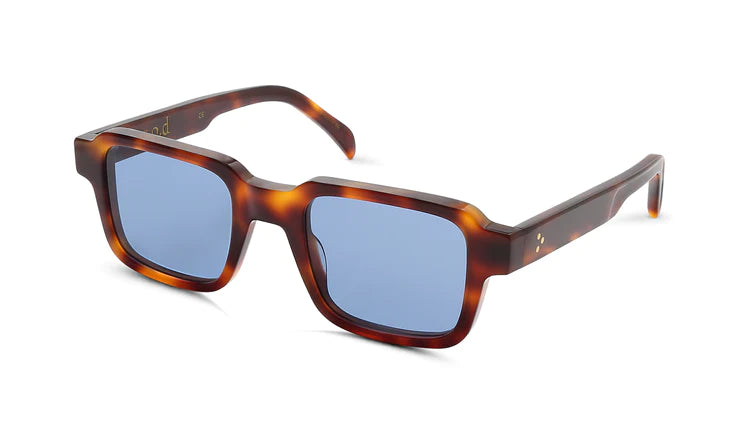 G.o.d. FORTY SIX Turtle w Dark Blue Lenses | Halcyon Atelier