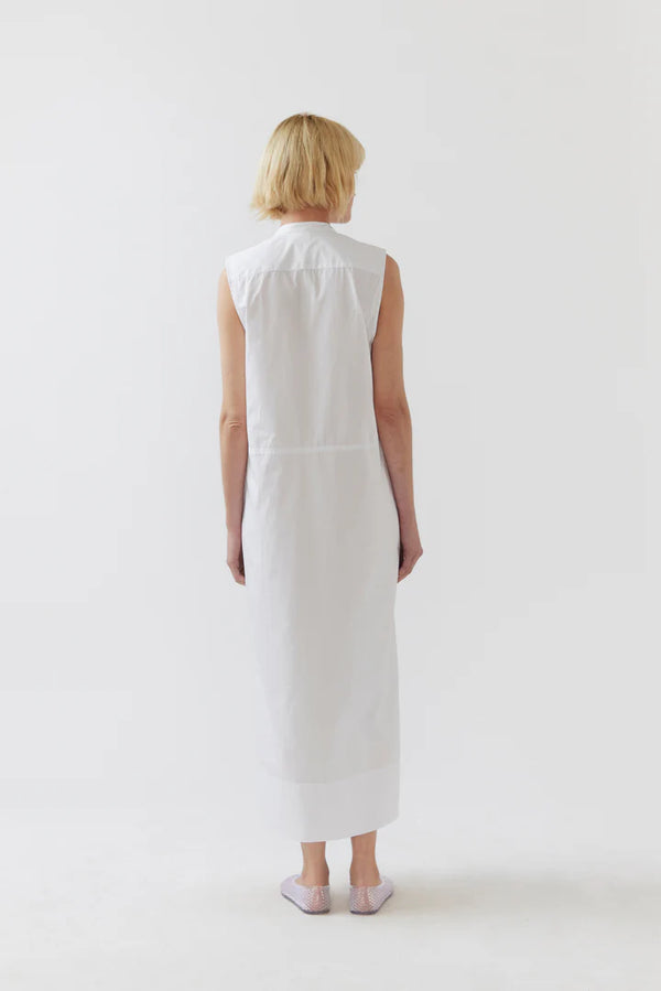 Geneva Dress White