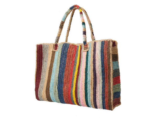 Raffia Weekender Bag