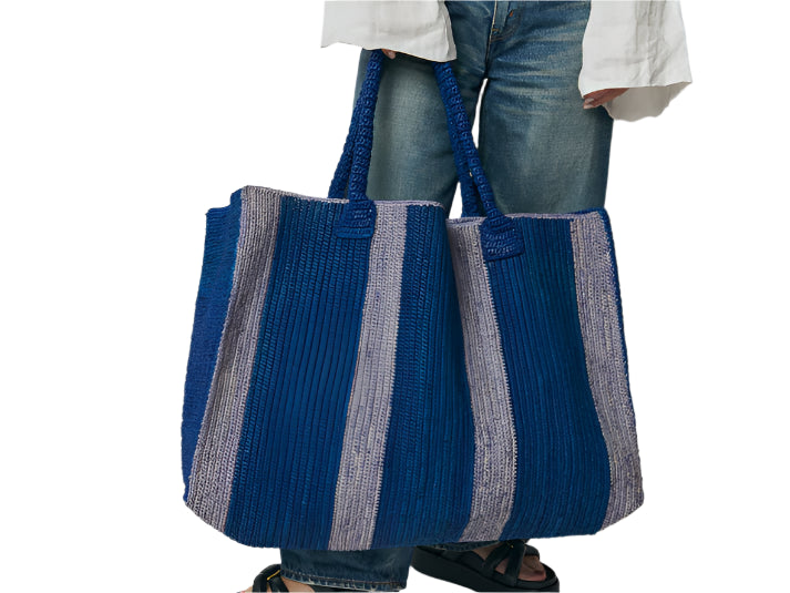 Raffia Weekender Bag