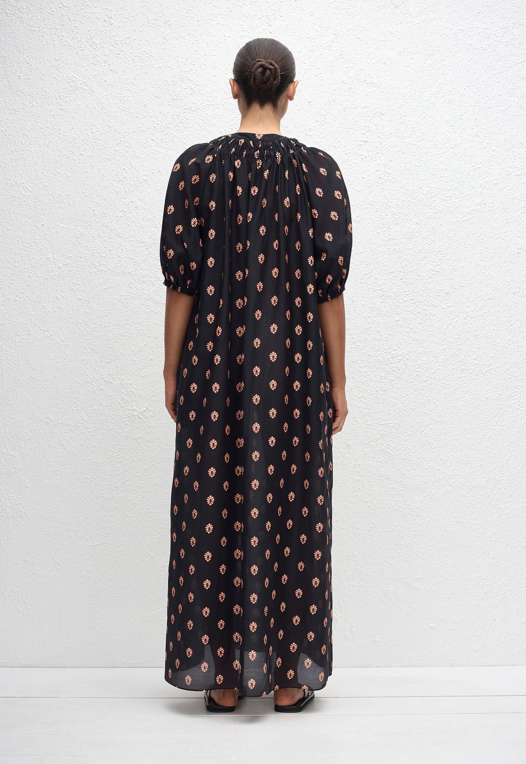 Gathered Yoke Popover Dress Vida