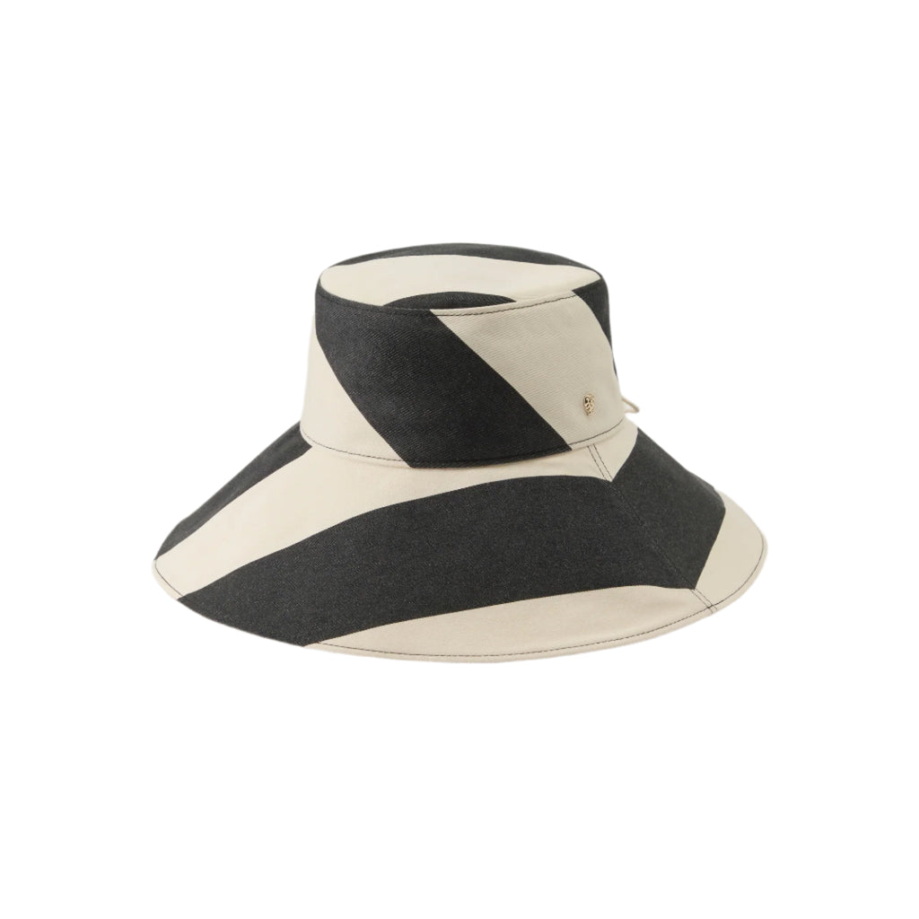 HELEN KAMINSKI Calla Hat Black/Coconut | Halcyon Atelier