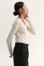 Tove Knit Long Sleeve Cream