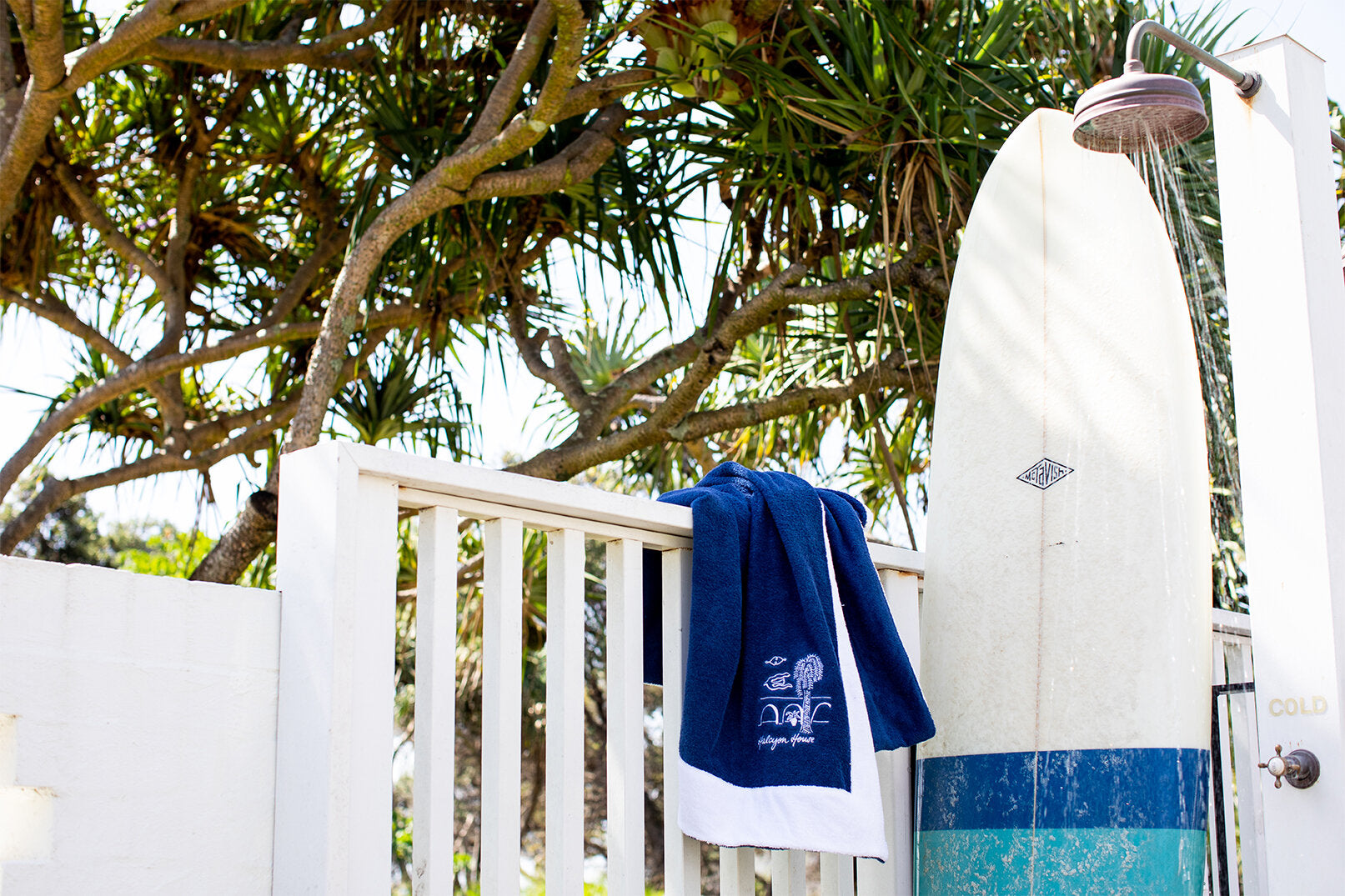 Halcyon House x Frette Beach Towel