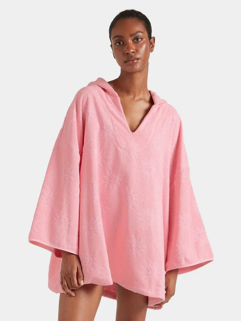 Hooded Towelling Poncho
