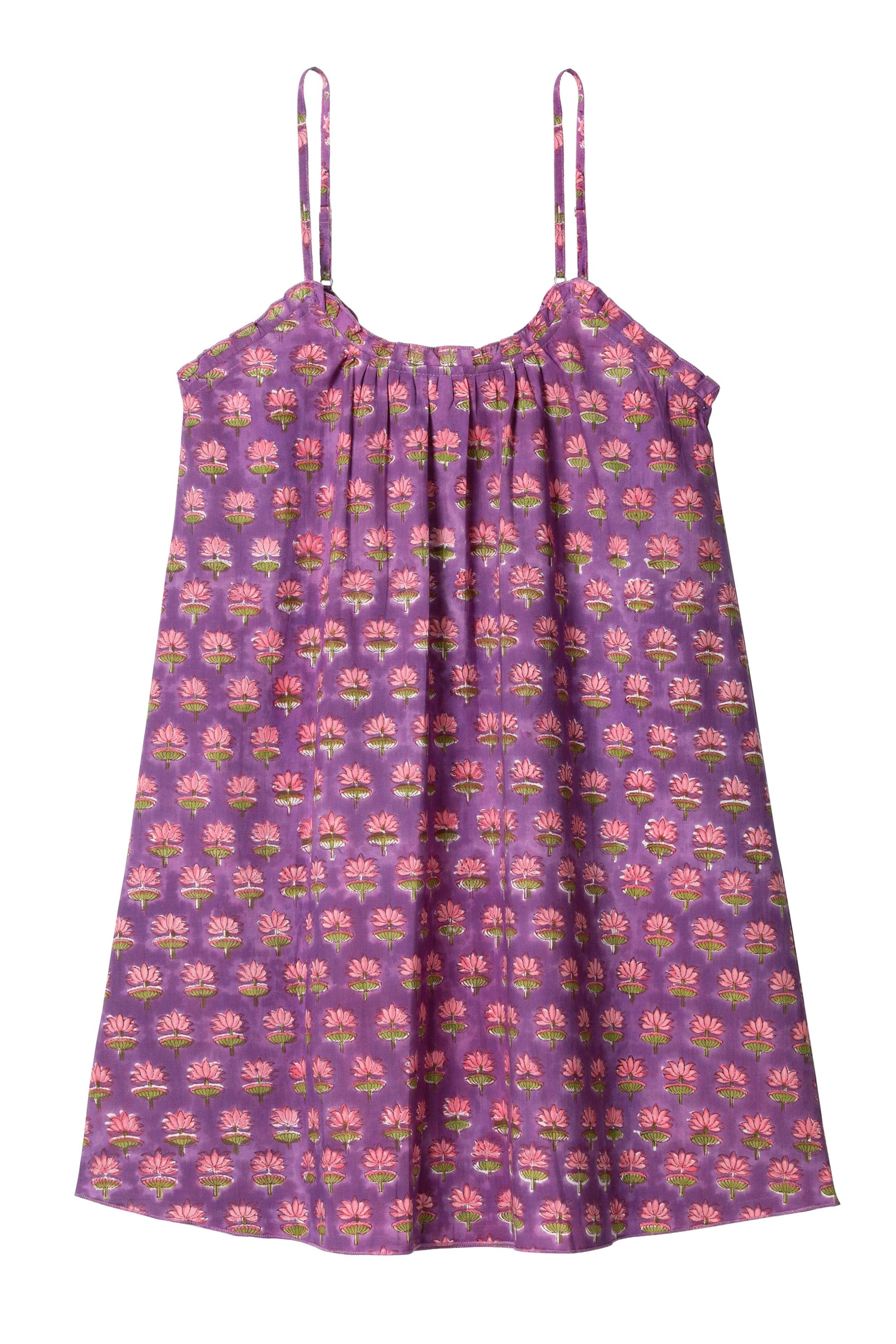 Hortense Cotton Nighties Jaipur Lilac