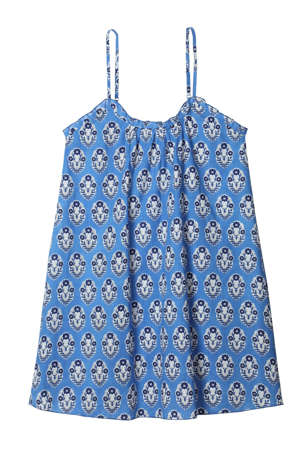 Hortense Cotton Nighties Jaipur Blue