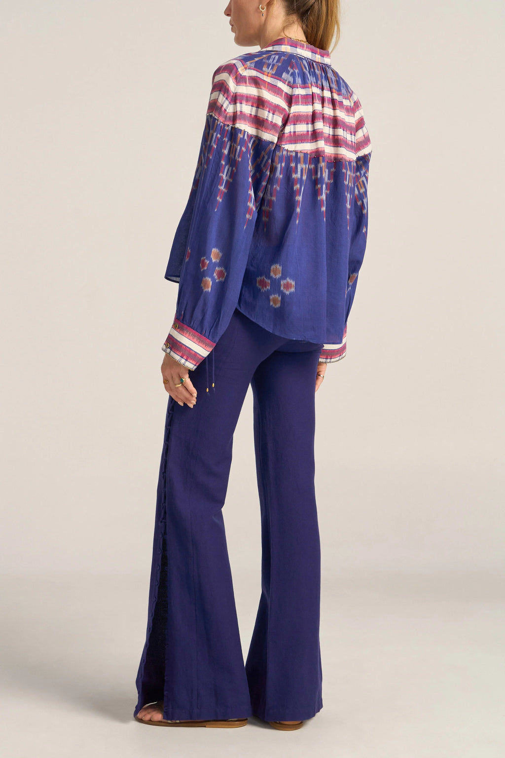 Medusa Shirt Ikat Scarf