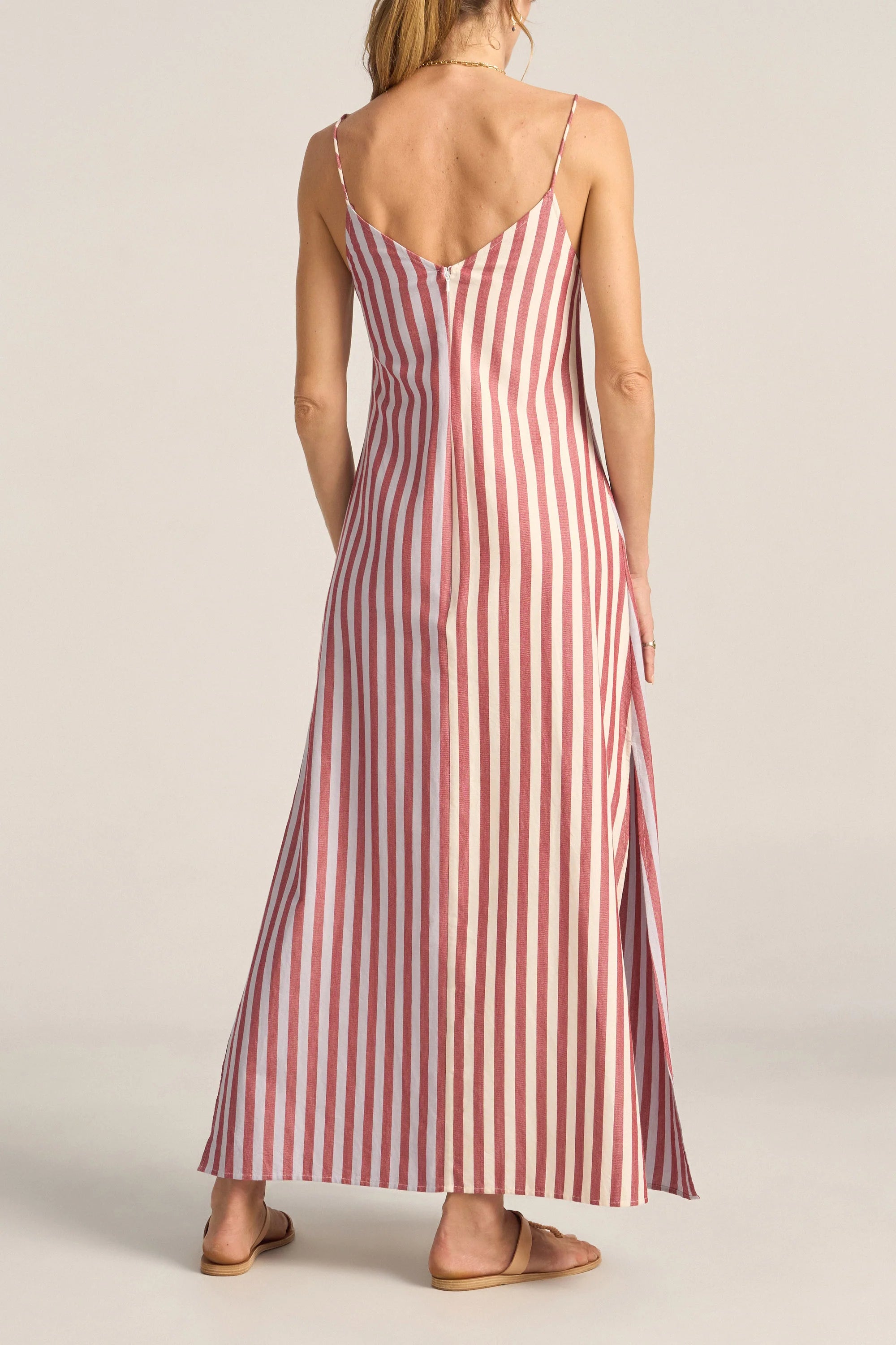 Gorgon Dress Oia Stripe