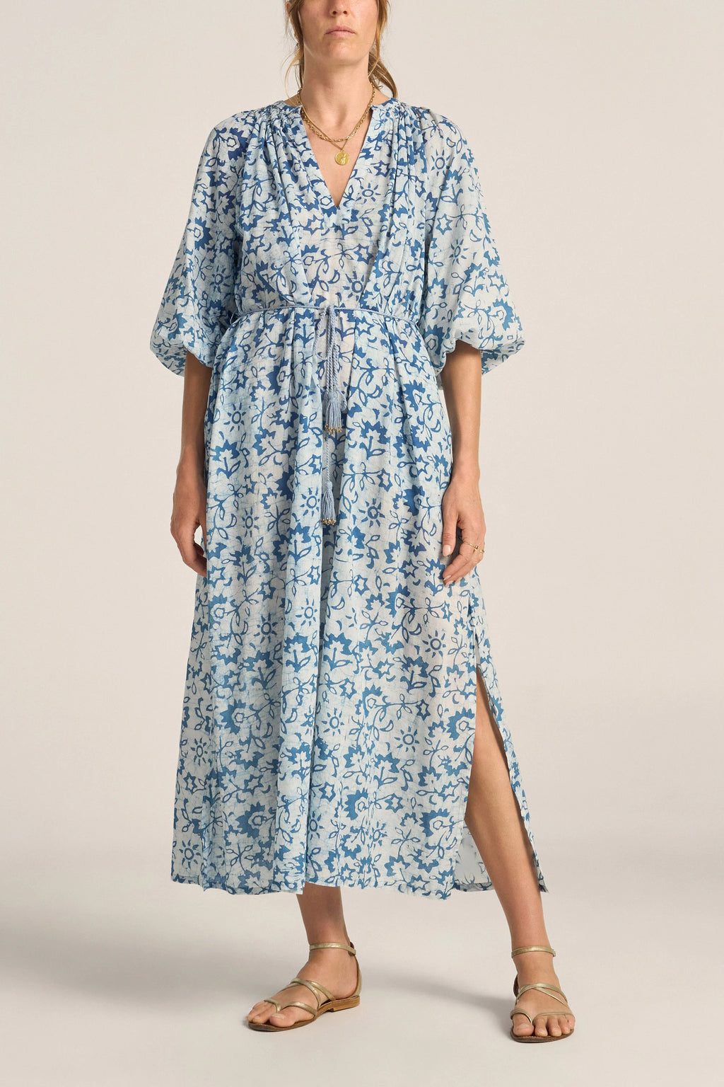 Priam Caftan Batik Print