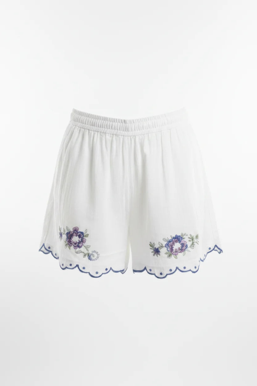 Valerian Shorts White