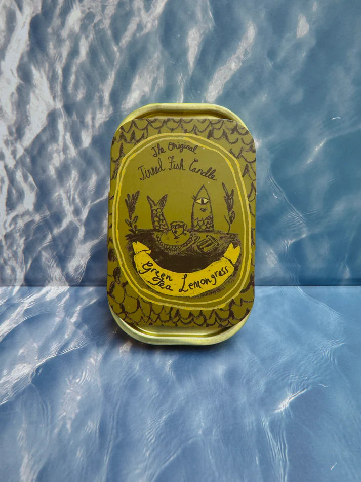 FAIRE The Original Tinned Fish Candle Green Tea & Lemongrass | Halcyon Atelier