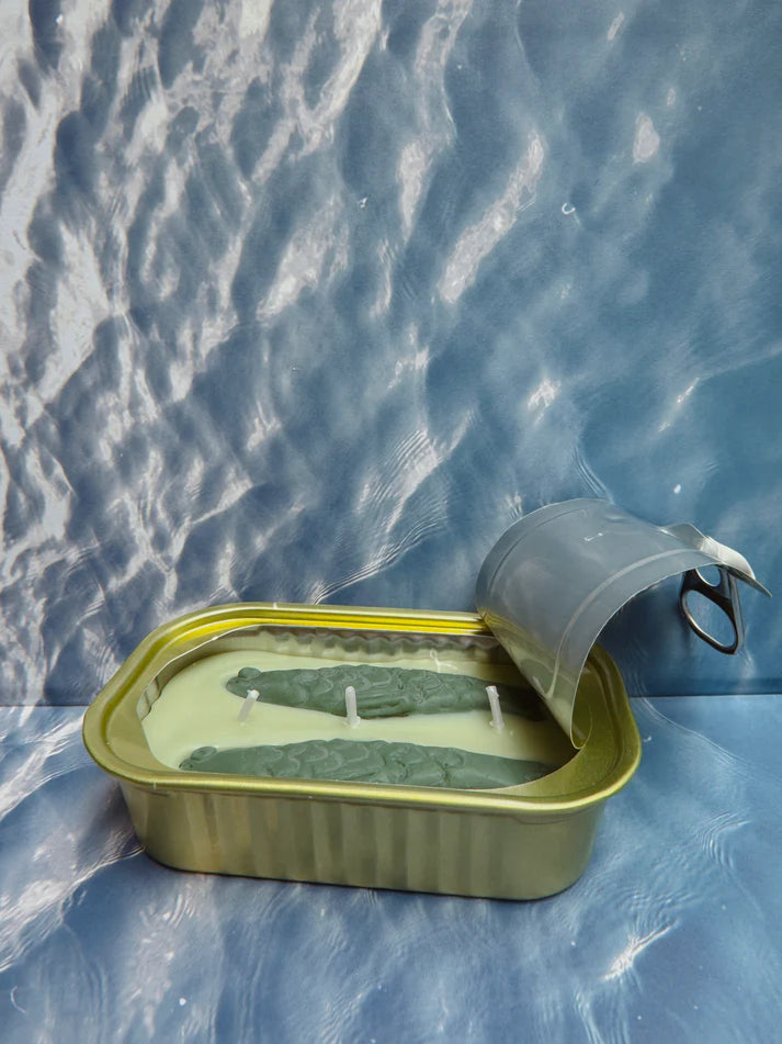 FAIRE The Original Tinned Fish Candle Green Tea & Lemongrass | Halcyon Atelier