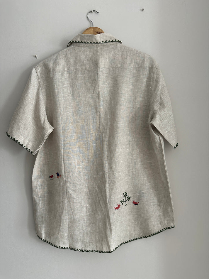 Farmer's Life Linen Shirt