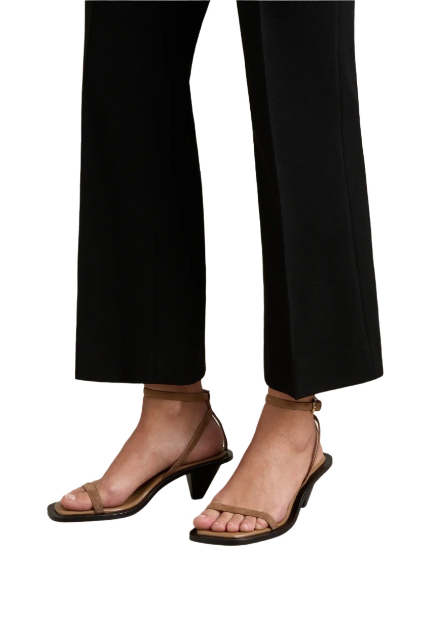 A.Emery The Irving Heeled Sandal - Nutmeg Suede | Halcyon Atelier