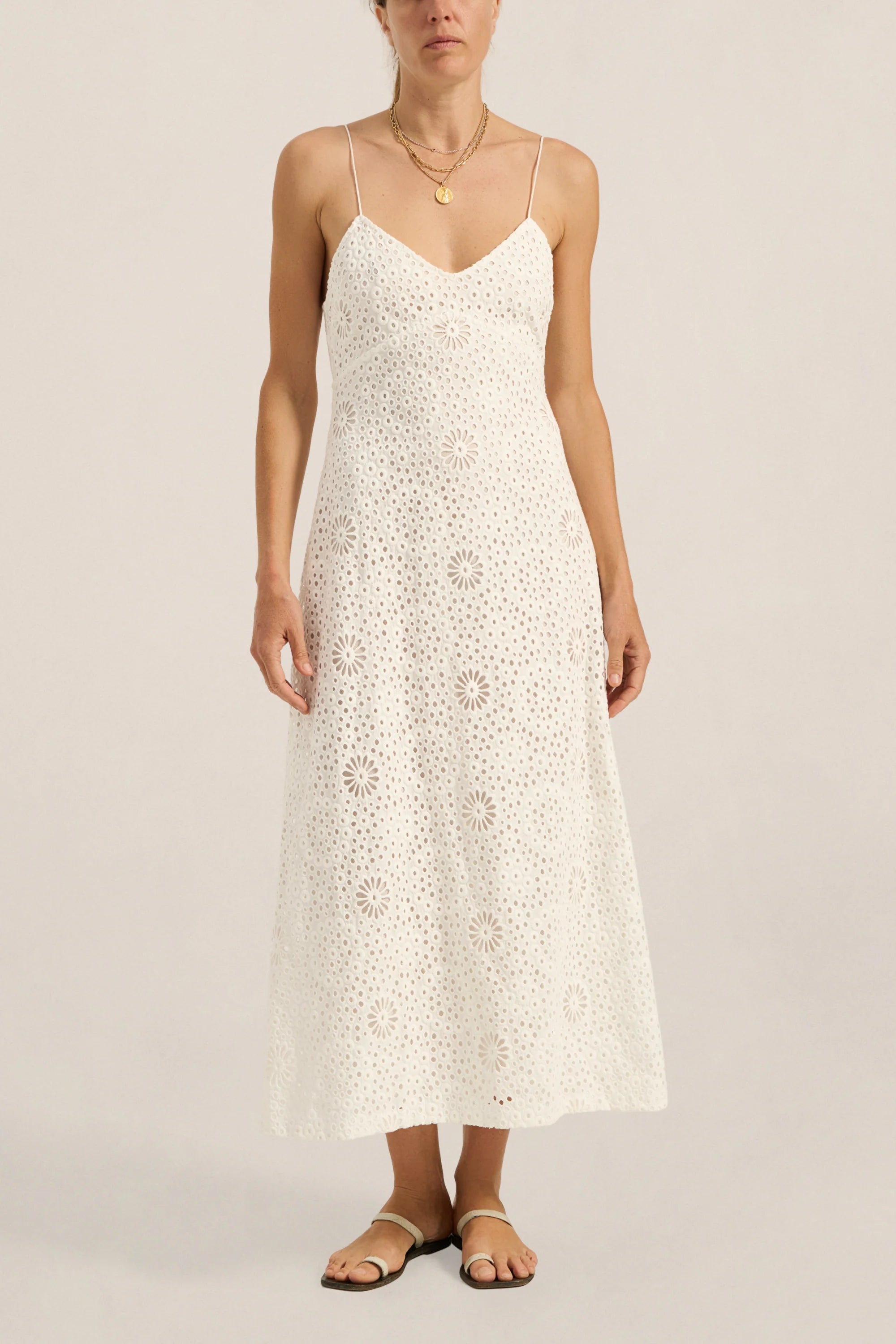 Ino Dress White Eyelet